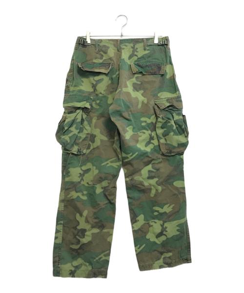 VINTAGE MILITARY（ヴィンテージ ミリタリー）VINTAGE MILITARY (ヴィンテージ ミリタリー) US ARMY リーフカモカーゴパンツ カーキ サイズ:MEDIUM-LONGの古着・服飾アイテム