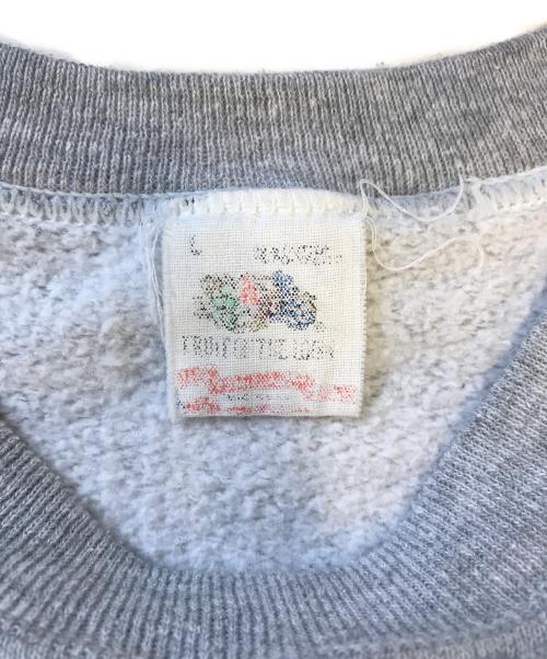 FRUIT OF THE LOOM（フルーツオブザルーム）FRUIT OF THE LOOM (フルーツオブザルーム) ラグランスウェット グレー サイズ:Lの古着・服飾アイテム