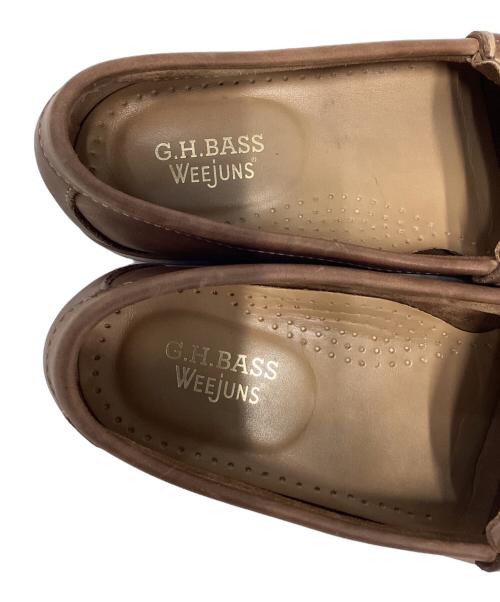 G.H.BASS WEEJUNS（ジーエイチ バス ウィージャンズ）G.H.BASS WEEJUNS (ジーエイチ バス ウィージャンズ) Larson Penny Loafers Earth Nubuck ブラウン サイズ:40 1/2の古着・服飾アイテム