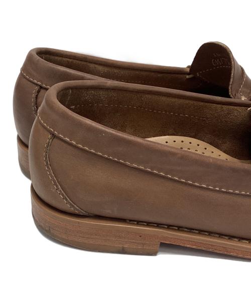 G.H.BASS WEEJUNS（ジーエイチ バス ウィージャンズ）G.H.BASS WEEJUNS (ジーエイチ バス ウィージャンズ) Larson Penny Loafers Earth Nubuck ブラウン サイズ:40 1/2の古着・服飾アイテム