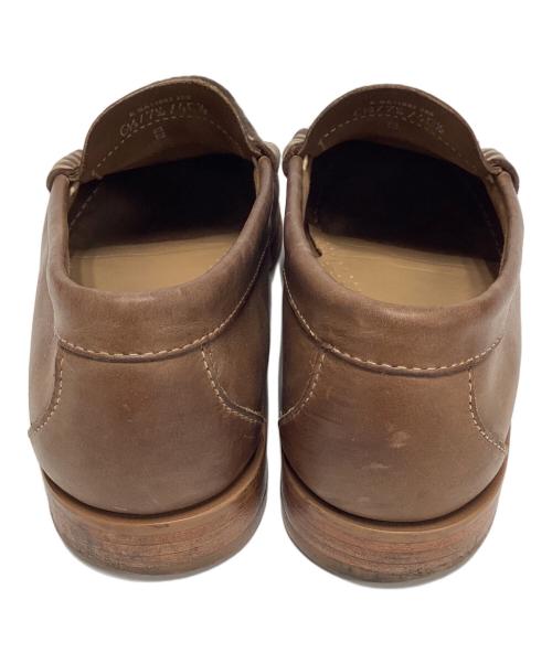 G.H.BASS WEEJUNS（ジーエイチ バス ウィージャンズ）G.H.BASS WEEJUNS (ジーエイチ バス ウィージャンズ) Larson Penny Loafers Earth Nubuck ブラウン サイズ:40 1/2の古着・服飾アイテム