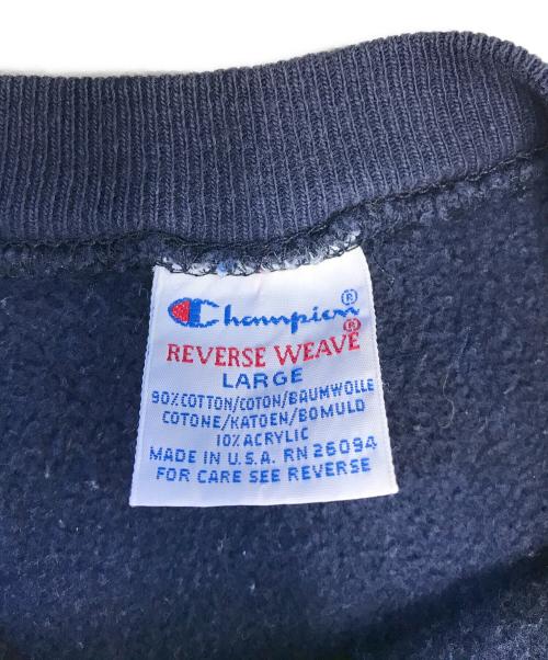 Champion（チャンピオン）Champion (チャンピオン)  90sリバースウィーブスウェット ネイビー サイズ:LARGEの古着・服飾アイテム