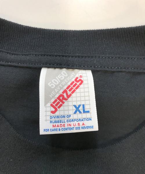 JERZEES（ジャージーズ）JERZEES (ジャージーズ) プリントTシャツ ブラック サイズ:XLの古着・服飾アイテム