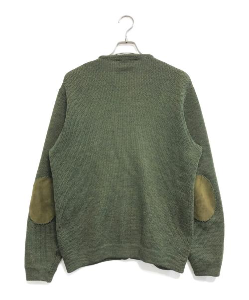 THUNDERBIRD（サンダーバード）THUNDERBIRD (サンダーバード) エルボーパッチカーディガン グリーン サイズ:表記なしの古着・服飾アイテム