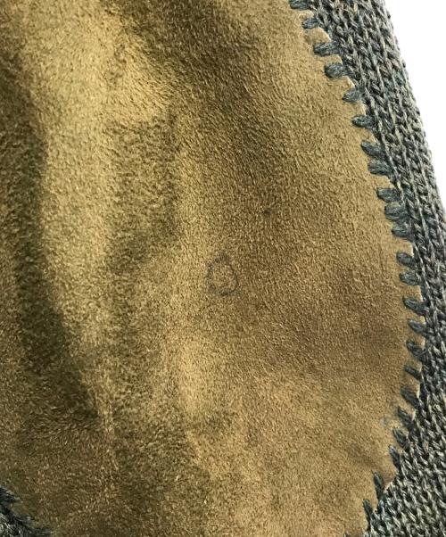 THUNDERBIRD（サンダーバード）THUNDERBIRD (サンダーバード) エルボーパッチカーディガン グリーン サイズ:表記なしの古着・服飾アイテム