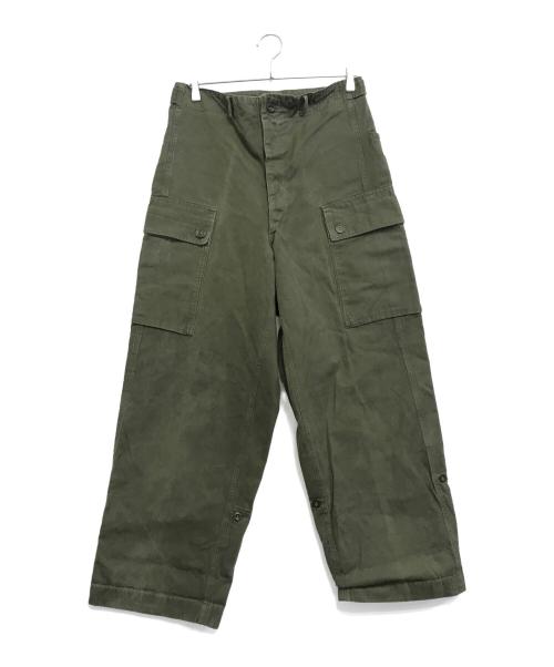 VINTAGE（ヴィンテージ）VINTAGE (ヴィンテージ) ダブルフェイスフィールドパンツ グリーン サイズ:79×80の古着・服飾アイテム