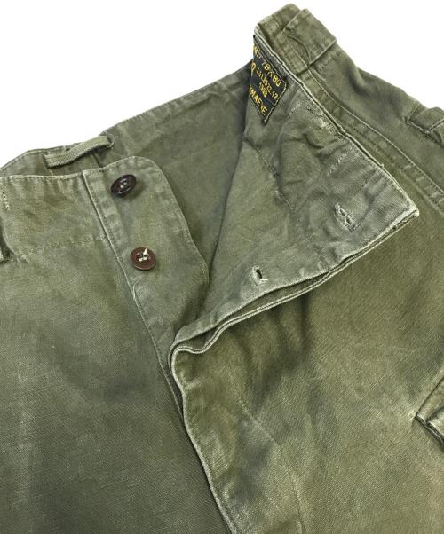 VINTAGE（ヴィンテージ）VINTAGE (ヴィンテージ) ダブルフェイスフィールドパンツ グリーン サイズ:79×80の古着・服飾アイテム