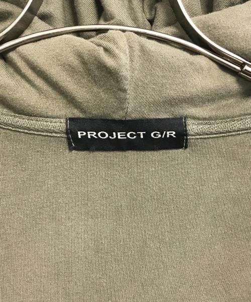 PROJECT G/R（プロジェクト ジーアール）PROJECT G/R (プロジェクト ジーアール) Gimp Waffle Thermal Zip Hoodie カーキ サイズ:2の古着・服飾アイテム