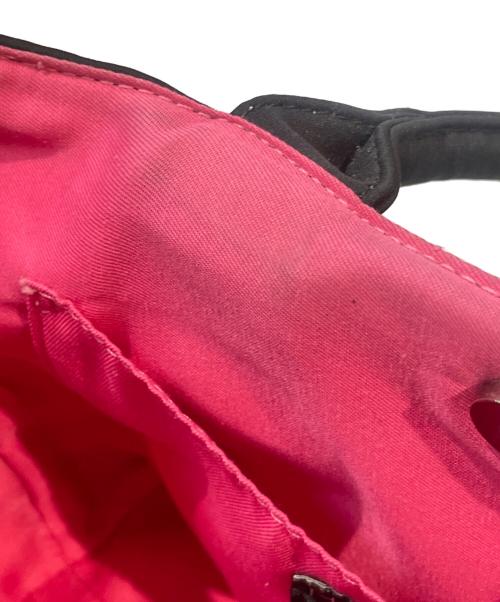 HYDROGEN（ハイドロゲン）HYDROGEN (ハイドロゲン) ロゴチャーム付きミニトートバッグ ブラックの古着・服飾アイテム