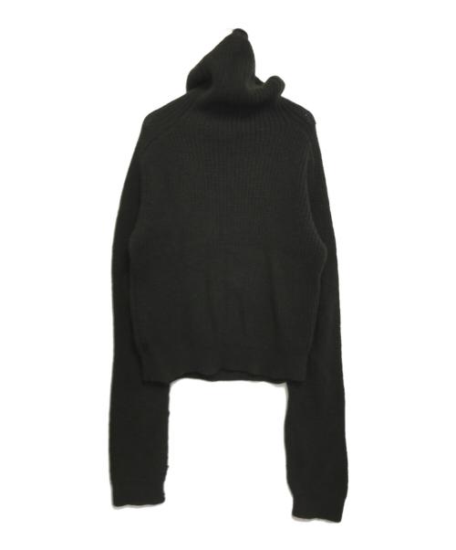 Y's（ワイズ）Y's (ワイズ) デザインタートルネッロングアームクニット ブラウン サイズ:3の古着・服飾アイテム