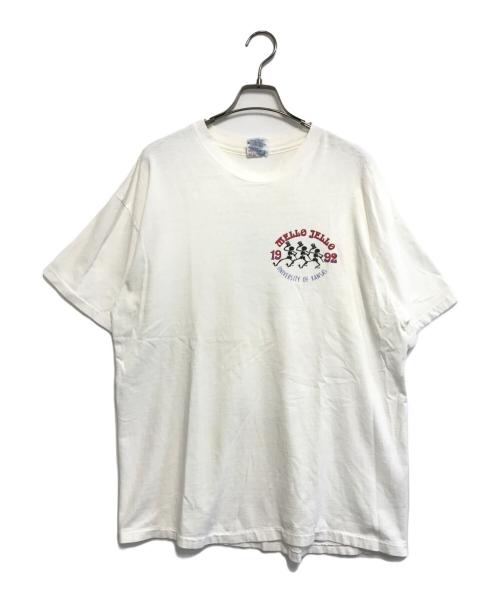 Hanes（ヘインズ）Hanes (ヘインズ) プリントTシャツ ホワイト サイズ:X LARGEの古着・服飾アイテム