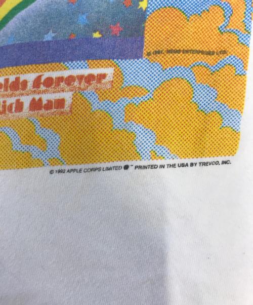 バンドTシャツ（バンドTシャツ）バンドTシャツ (バンドTシャツ) 90s BEATLES(ビートルズ) バンドTシャツ ホワイト サイズ:表記なしの古着・服飾アイテム