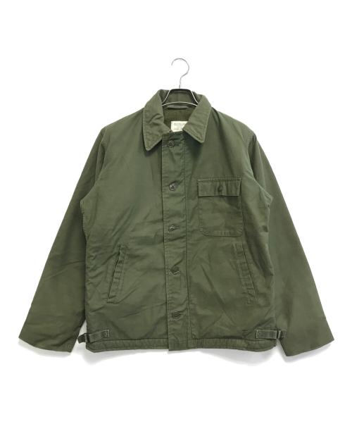 VINTAGE MILITARY（ヴィンテージ ミリタリー）VINTAGE MILITARY (ヴィンテージ ミリタリー) US ARMY A-2デッキジャケット グリーン サイズ:Mの古着・服飾アイテム
