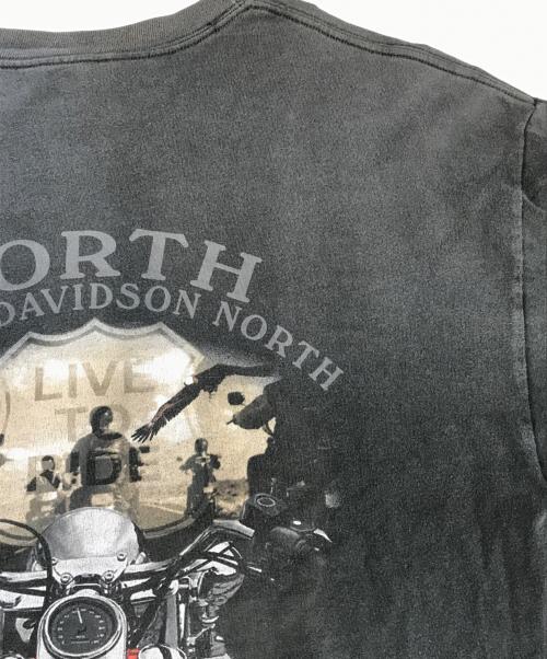 HARLEY-DAVIDSON（ハーレーダビッドソン）HARLEY-DAVIDSON (ハーレーダビッドソン) カットソー ブラック サイズ:Lの古着・服飾アイテム