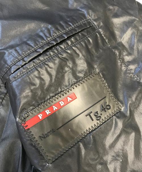 PRADA SPORTS（プラダスポーツ）PRADA SPORTS (プラダスポーツ) ナイロンテーラードジャケット ブラック サイズ:46の古着・服飾アイテム
