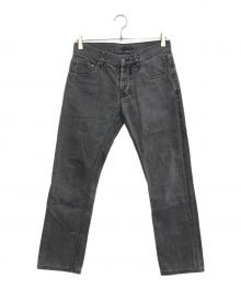 PRADA（プラダ）の古着「デニムパンツ」｜ブラック