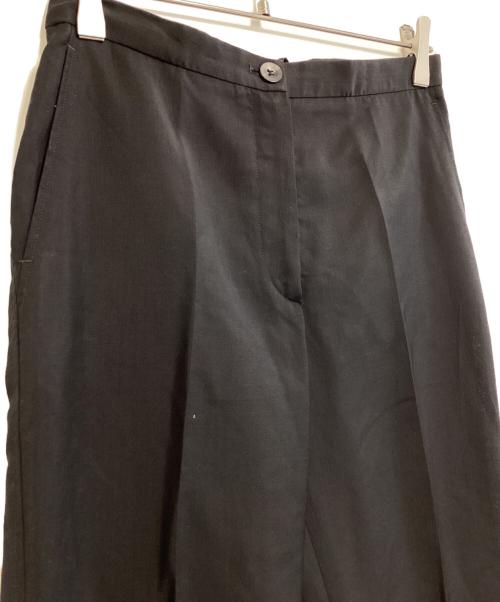 JIL SANDER（ジルサンダー）JIL SANDER (ジルサンダー) ウールモヘアスラックス ブラック サイズ:34の古着・服飾アイテム