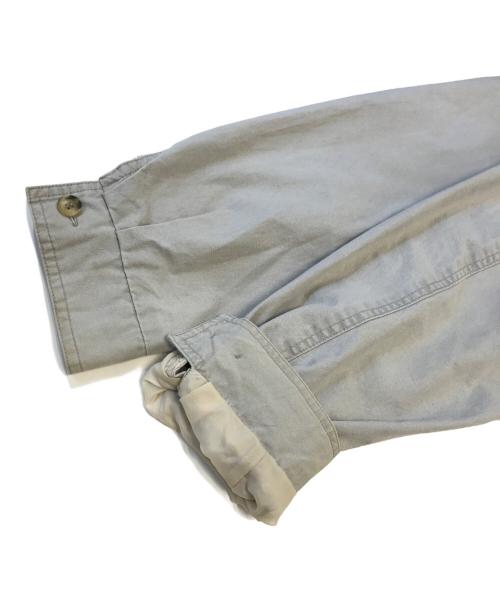 L.L.Bean（エルエルビーン）L.L.Bean (エルエルビーン) 襟レザーコットンブルゾン ベージュ サイズ:XL-Tの古着・服飾アイテム