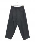 yoshio kuboヨシオクボ）の古着「変形デザインワイドイージーパンツ」｜ブラック