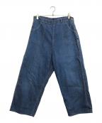 SUPER STONE CUTTERスーパー・ストーン・カッター）の古着「ランチデニムパンツ」｜インディゴ