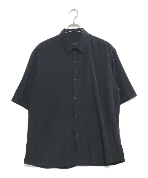LAD MUSICIAN（ラッドミュージシャン）LAD MUSICIAN (ラッドミュージシャン) HORT SLEEVE BIG SHIRT ブラック サイズ:42の古着・服飾アイテム