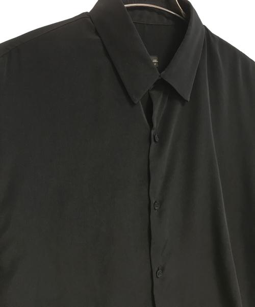 LAD MUSICIAN（ラッドミュージシャン）LAD MUSICIAN (ラッドミュージシャン) HORT SLEEVE BIG SHIRT ブラック サイズ:42の古着・服飾アイテム