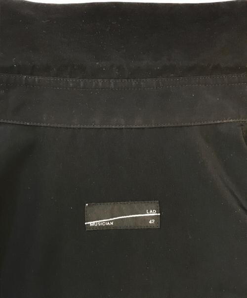 LAD MUSICIAN（ラッドミュージシャン）LAD MUSICIAN (ラッドミュージシャン) HORT SLEEVE BIG SHIRT ブラック サイズ:42の古着・服飾アイテム