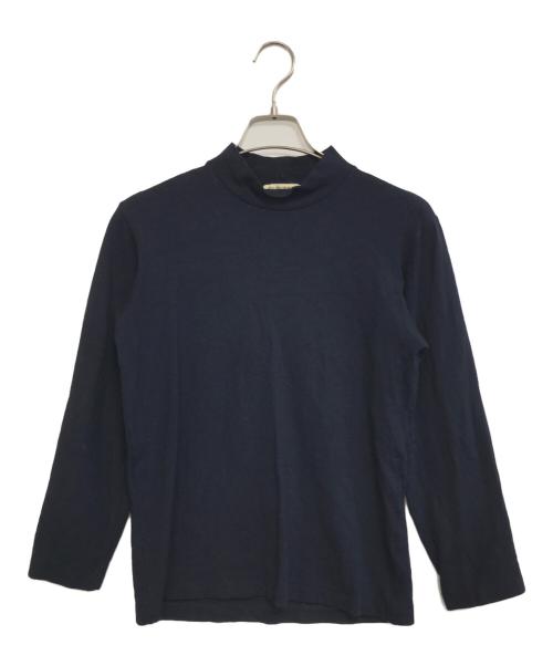 ROBE DE CHAMBRE COMME DES GARCONS（ローブドシャンブル コムデギャルソン）ROBE DE CHAMBRE COMME DES GARCONS (ローブドシャンブル コムデギャルソン) ハイネックウールカットソー ネイビー サイズ:表記なしの古着・服飾アイテム