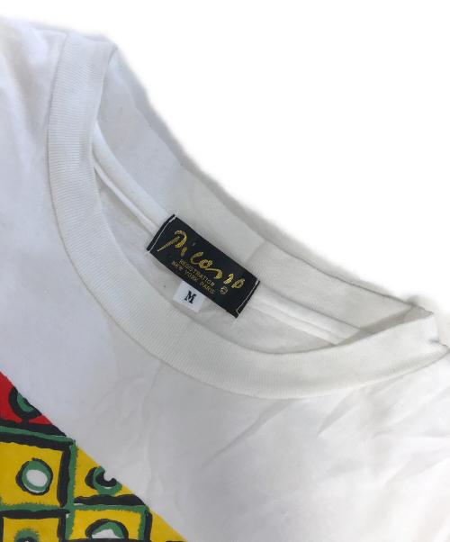 Picaso（ピカソ）Picaso (ピカソ) アートtシャツ ホワイト サイズ:Mの古着・服飾アイテム
