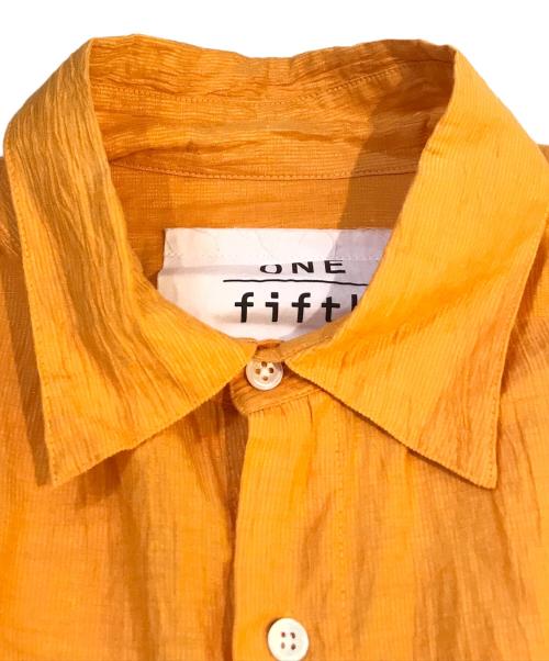 ONE FIFTH（ワンフィフス）one fifth (ワンフィフス) オープンカラーシャツ オレンジ サイズ:2の古着・服飾アイテム