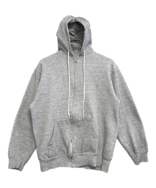 Hanes（ヘインズ）Hanes (ヘインズ) ジップパーカー ライトグレー サイズ:Mの古着・服飾アイテム