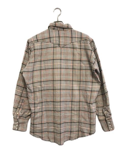 Wrangler（ラングラー）Wrangler (ラングラー) ウエスタンネルシャツ グレー サイズ:16 1/2×35の古着・服飾アイテム