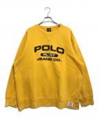 POLO JEANS CO.ポロジーンズカンパニー）の古着「両Vスウェット」｜イエロー