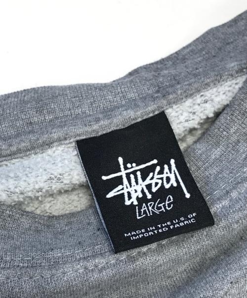 stussy（ステューシー）stussy (ステューシー) 染込みプリントTシャツ グレー サイズ:Lの古着・服飾アイテム