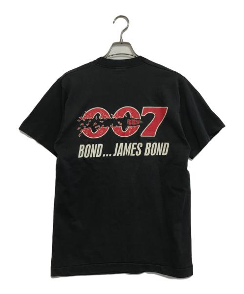 ムービーTシャツ（ムービーTシャツ）ムービーTシャツ (ムービーTシャツ) 90s 007(ダブルオーセブン) プリントTシャツ ブラック サイズ:Mの古着・服飾アイテム