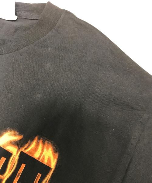 UNIVERSAL（ユニバーサル）UNIVERSAL (ユニバーサル) プリントTシャツ ブラック サイズ:Lの古着・服飾アイテム