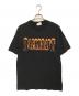 UNIVERSAL（ユニバーサル）の古着「プリントTシャツ」｜ブラック
