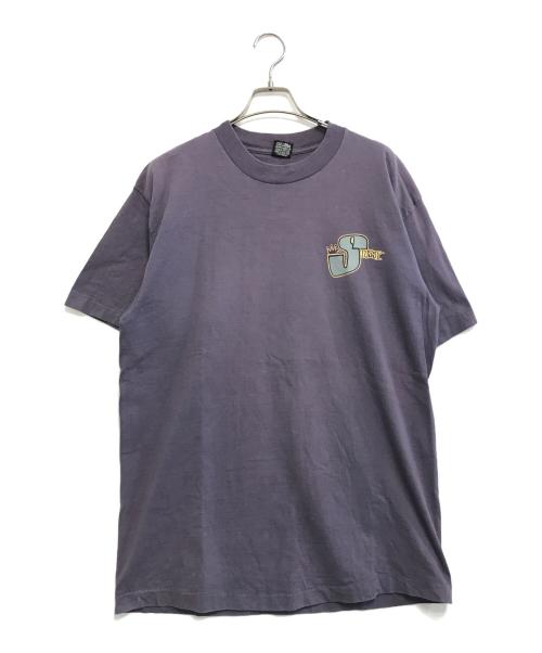 stussy（ステューシー）stussy (ステューシー) プリントTシャツ ネイビー サイズ:XLの古着・服飾アイテム