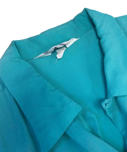 Swing ster（スウィングスター）Swing ster (スウィングスター) 半袖レーヨンシャツ ミントグリーン サイズ:Lの古着・服飾アイテム