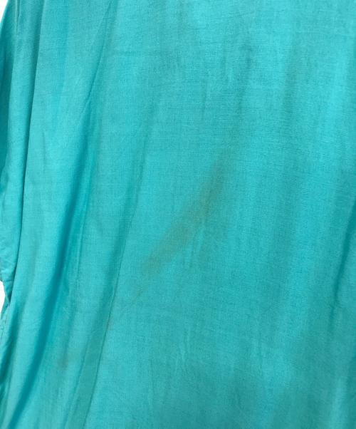 Swing ster（スウィングスター）Swing ster (スウィングスター) 半袖レーヨンシャツ ミントグリーン サイズ:Lの古着・服飾アイテム