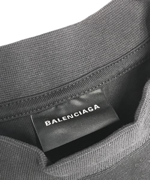 BALENCIAGA（バレンシアガ）BALENCIAGA (バレンシアガ) MIRROR LOGO T-SHIRT ブラック サイズ:Sの古着・服飾アイテム