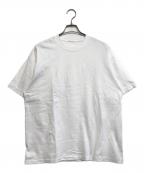 COMOLIコモリ）の古着「コットンジャージ 半袖Tシャツ」｜ホワイト