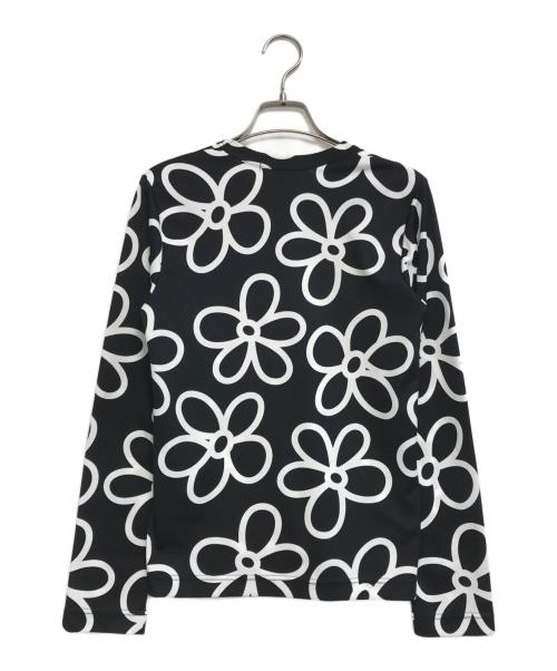 COMME des GARCONS（コムデギャルソン）COMME des GARCONS (コムデギャルソン) 花柄L/Sカットソー ブラック サイズ:XSの古着・服飾アイテム