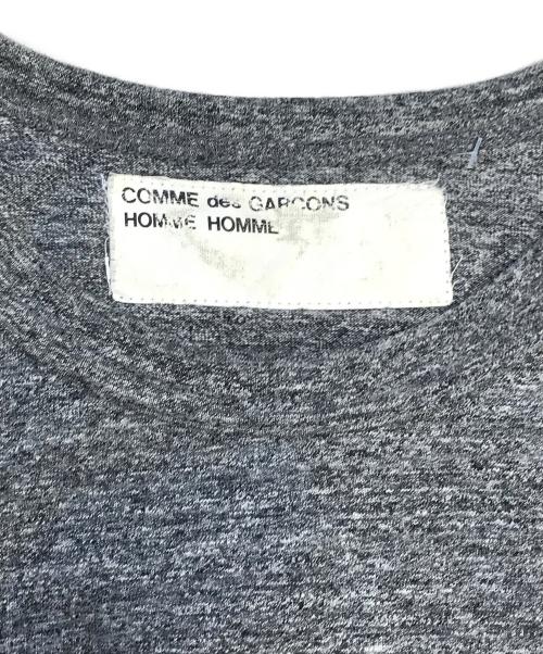 COMME des GARCONS HOMME HOMME（コムデギャルソンオムオム）COMME des GARCONS HOMME HOMME (コムデギャルソンオムオム) 裾ドッキングTシャツ グレー サイズ:表記なしの古着・服飾アイテム