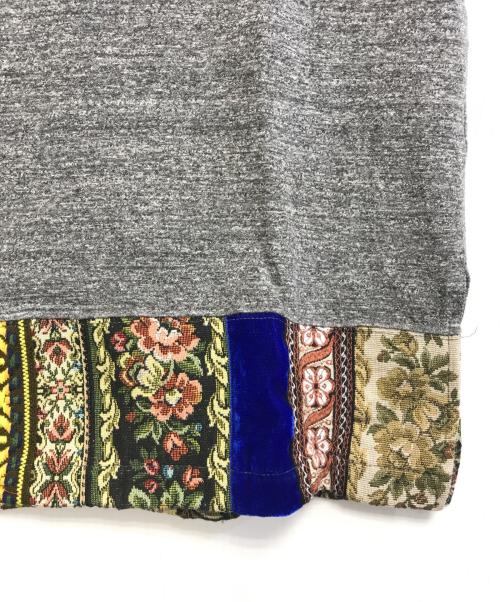 COMME des GARCONS HOMME HOMME（コムデギャルソンオムオム）COMME des GARCONS HOMME HOMME (コムデギャルソンオムオム) 裾ドッキングTシャツ グレー サイズ:表記なしの古着・服飾アイテム