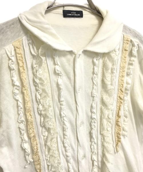tricot COMME des GARCONS（トリココムデギャルソン）tricot COMME des GARCONS (トリココムデギャルソン) 半袖フリルシャツ ホワイト サイズ:表記なしの古着・服飾アイテム