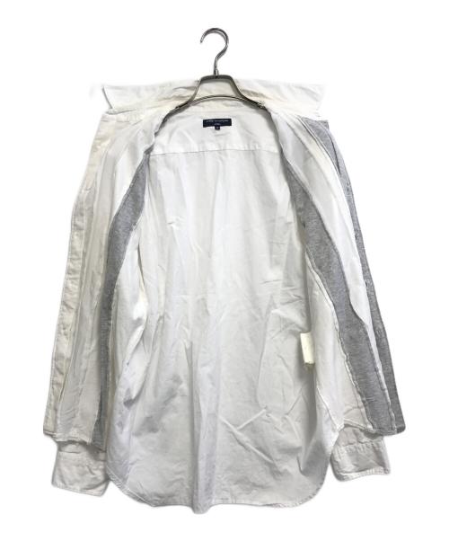 COMME des GARCONS HOMME（コムデギャルソン オム）COMME des GARCONS HOMME (コムデギャルソン オム) 切替ストライプシャツ ホワイト サイズ:Sの古着・服飾アイテム