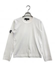 BLACK COMME des GARCONS（ブラックコムデギャルソン）の古着「袖リボンロングスリーブカットソー」｜ホワイト