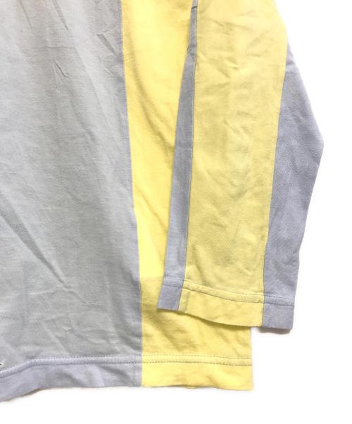COMME des GARCONS（コムデギャルソン）COMME des GARCONS (コムデギャルソン) 切替L/Sカットソー ブルー×イエロー サイズ:表記なしの古着・服飾アイテム