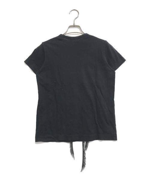 tricot COMME des GARCONS（トリココムデギャルソン）tricot COMME des GARCONS (トリココムデギャルソン) スパンコールＴシャツ ブラック サイズ:Sの古着・服飾アイテム